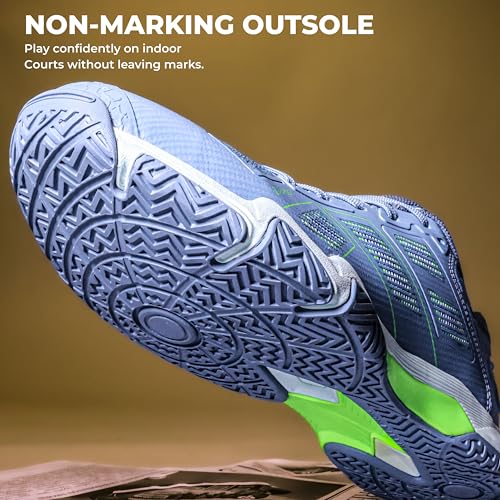 Image of Nivia Verdict 2.0 Badminton Shoe for Men, Breathable Mesh with TPU Fusion Technology Upper, Non-Marking Sole, Ideal for Badminton, Volleyball, Squash, and Table Tennis