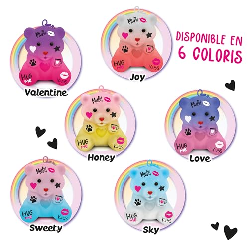 Coccolotti, Love & Tell, interaktiver Bär mit Licht- und Soundeffekten, Modell Love, für Kinder ab 3 Jahren, Zweifarbig