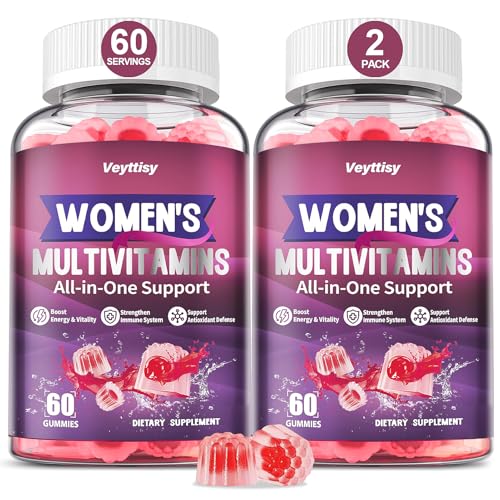Veyttisy Methylated Multivitamin Gummy for Women - Womens Multivitamin Gummies with Vitamins A C D...