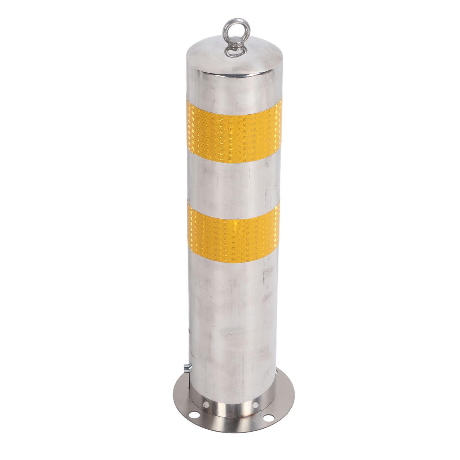 Focket Stalowy Bollard Ochronny z Paskiem Odblaskowym, Heavy Duty, ze Stali