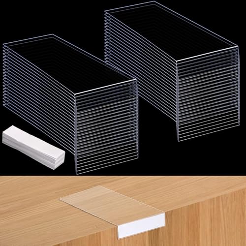 Porte-étiquette bibliothèque transparent pour organiser votre bureau à la maison