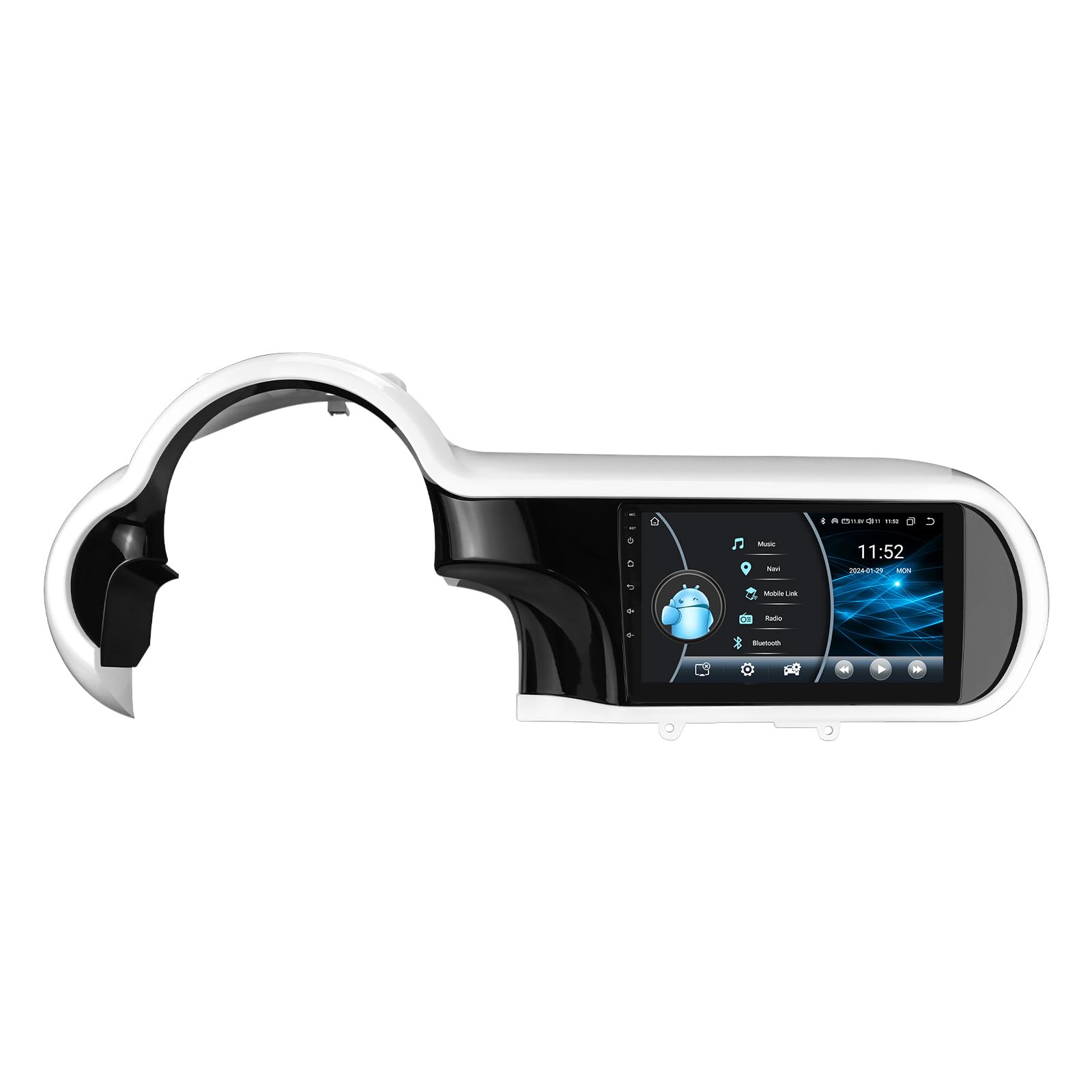 Android 14 Autoradio 9 pollici Touchscreen 8 core 4 GB + 64 GB per Renault Twingo III 2014-2024 WiFi Wireless Android Auto & Wireless Carplay Bluetooth WiFi 4G GPS RDS AM/FM
