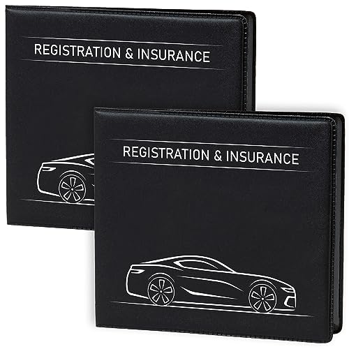 CANOPUS Car Registration and Insurance Holder, Car Document...