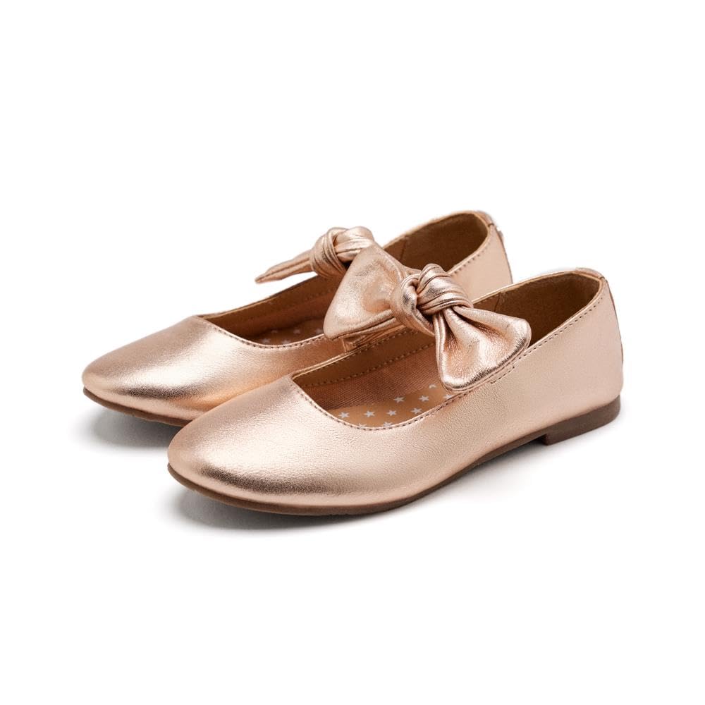 GIOSEPPO Girl's Errol Mary Jane Flat, Rose Gold, 3 UK