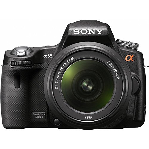 Sony a55 DSLR Camera with 18-55mm zoom lens (Renewed)