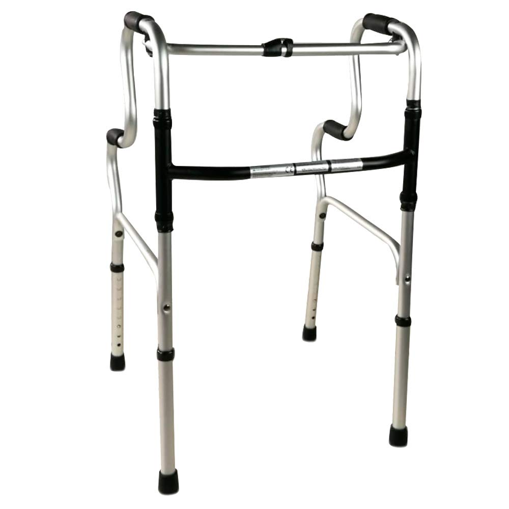 Mobiclinic, Andador para ancianos, Pórtico, Aluminio, Marca Española, Plegable, Conteras antideslizantes, Ligero & Elevador WC para adulto con tapa, 14 cm, Titá