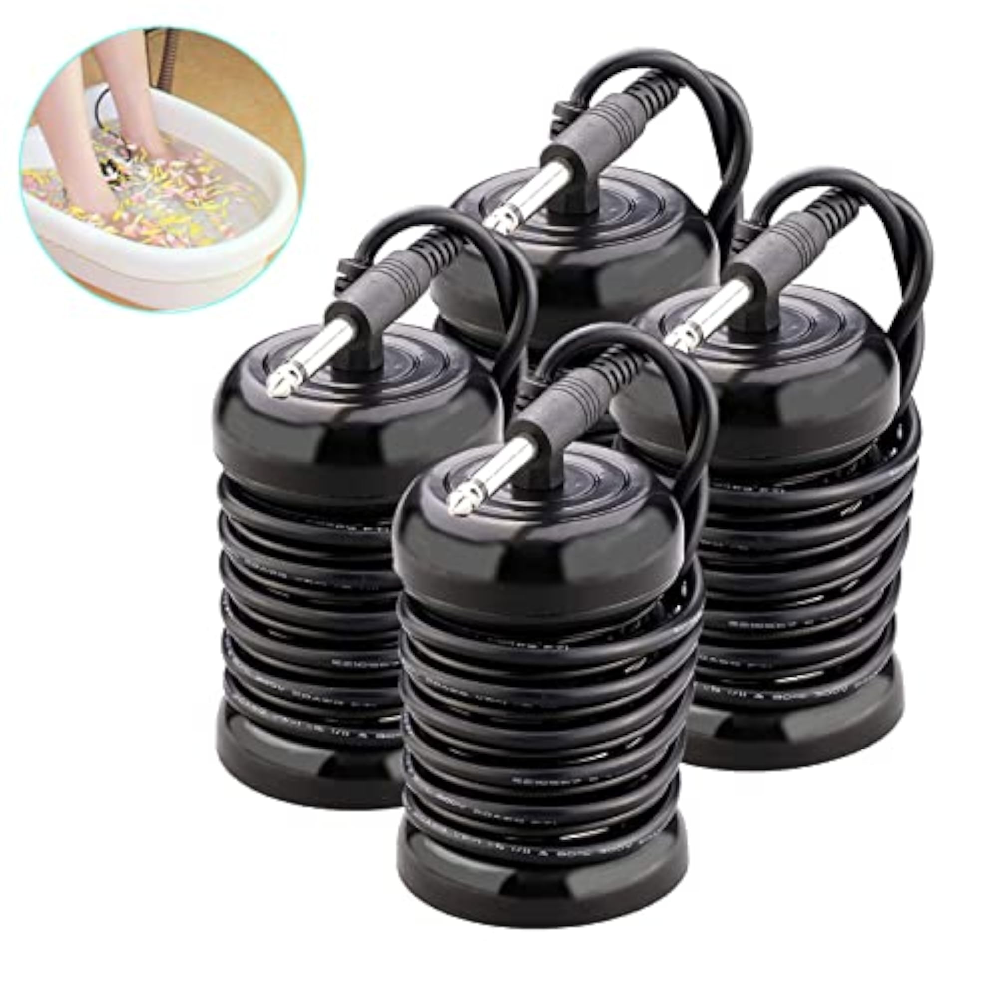 Replacement Arrays for Ionic Detox Foot Spa Cleanse Machines, 4 Pack