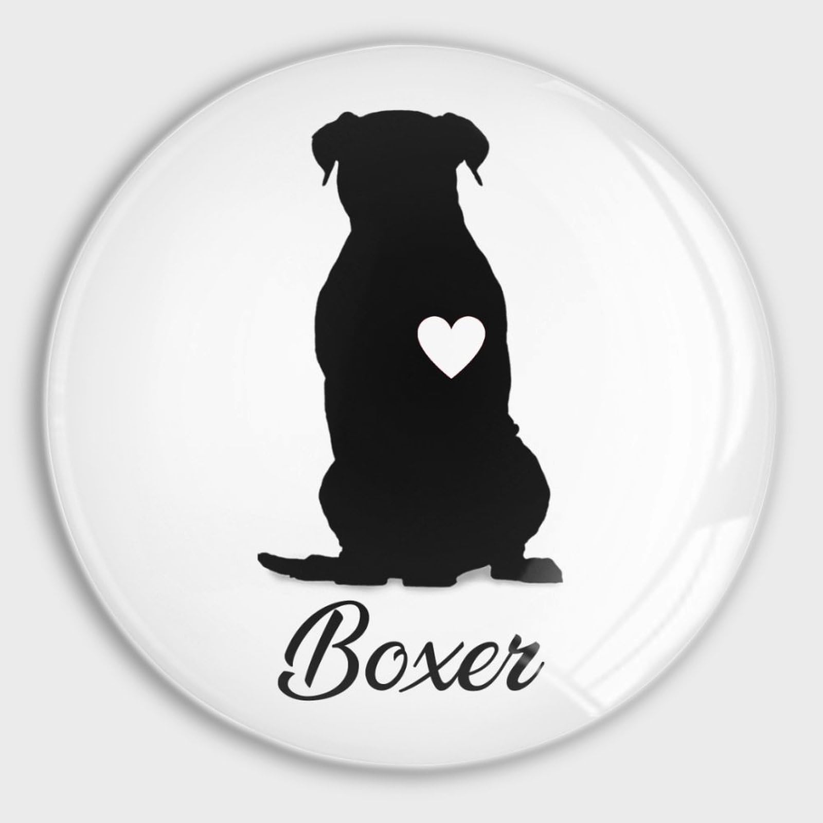 Aimants pour réfrigérateur Boxer en verre pour embellir la cuisine et l'école
