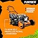 FUXTEC FX-RM4646 Self Propelled Petrol Lawn Mower | 46cm Cutting Width, 3.5HP 4-Stroke Engine, Mulching & Collection, 50L Grass Box