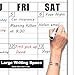 Large Vertical Dry Erase Calendar For Wall,36x24 Dry Erase Board Calendar Easy To Erase,Giant Laminated 30 Days Whiteboard Planner Wall Hanging,Reusable Monthly Portrait Schedule Poster For Home Office Classroom