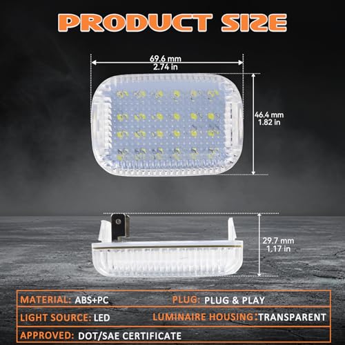 Lámparas LED interiores para vehículo Ford Transit 2014-2024 miniatura 2