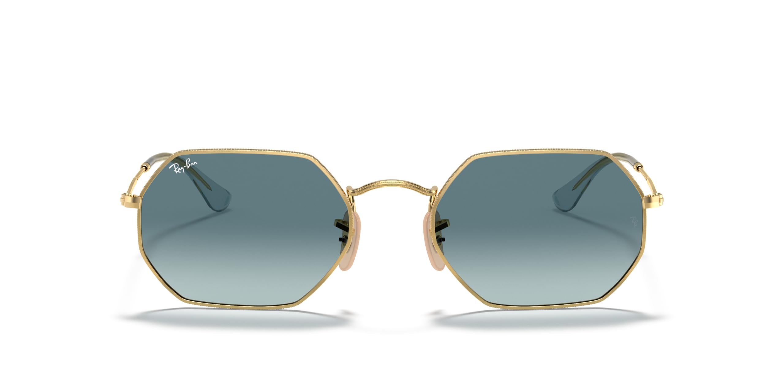 Unisex Rb3556n Octagonal Flat Lens Octagonal Sunglasses