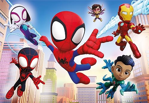 Clementoni, 21625, Supercolor Puzzle, Marvel Spidey And His Amazing Friends, 2x60 Pieces (2 puzzles included) - Image 4