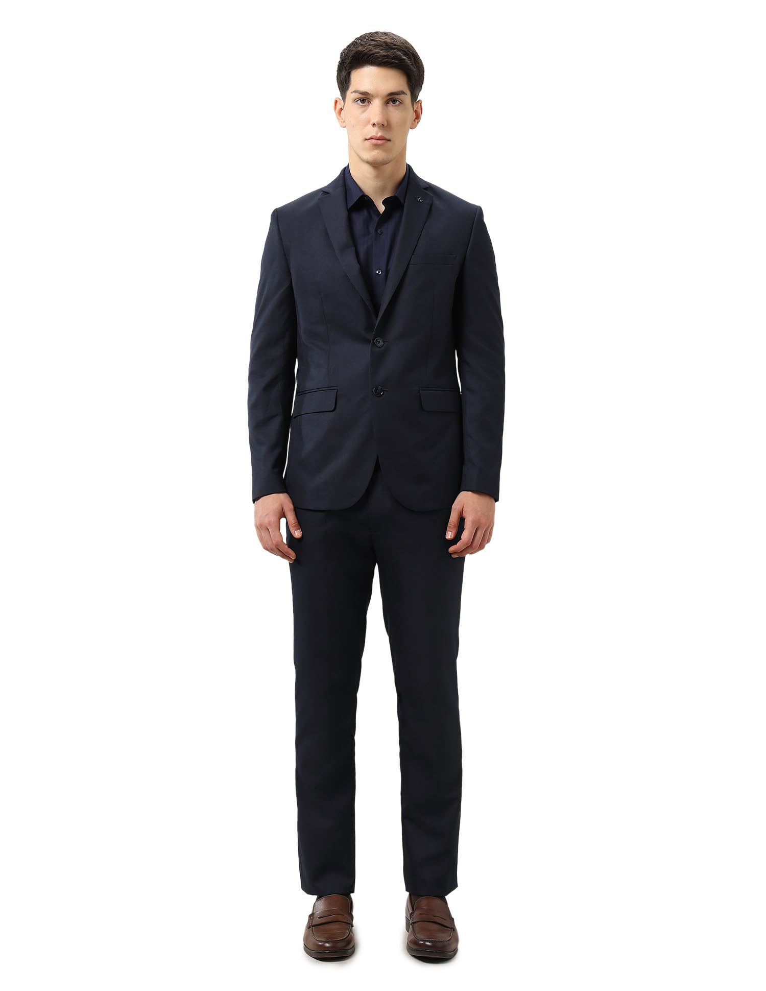 arrow Men's Cermony Textured Tailored Fit Suit-picture-28