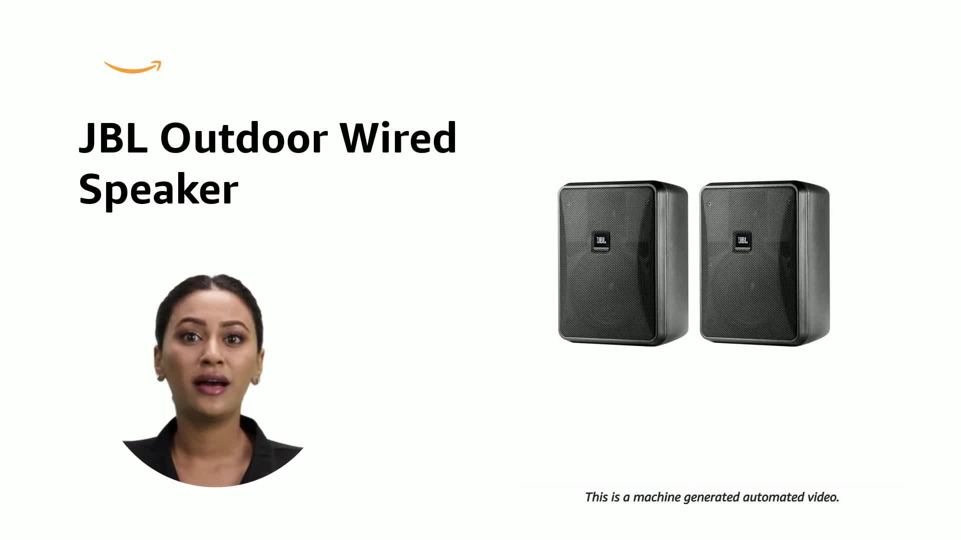 JBL Control 25-1 Outdoor Wired Speaker 300 watts (Black) : Amazon