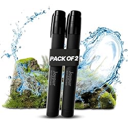 Filtro de agua portátil para exteriores – 99,9999% de bacterias y virus eliminado – Ligero y compacto para camping, senderismo, supervivencia – Filtro de alto rendimiento para agua potable limpia