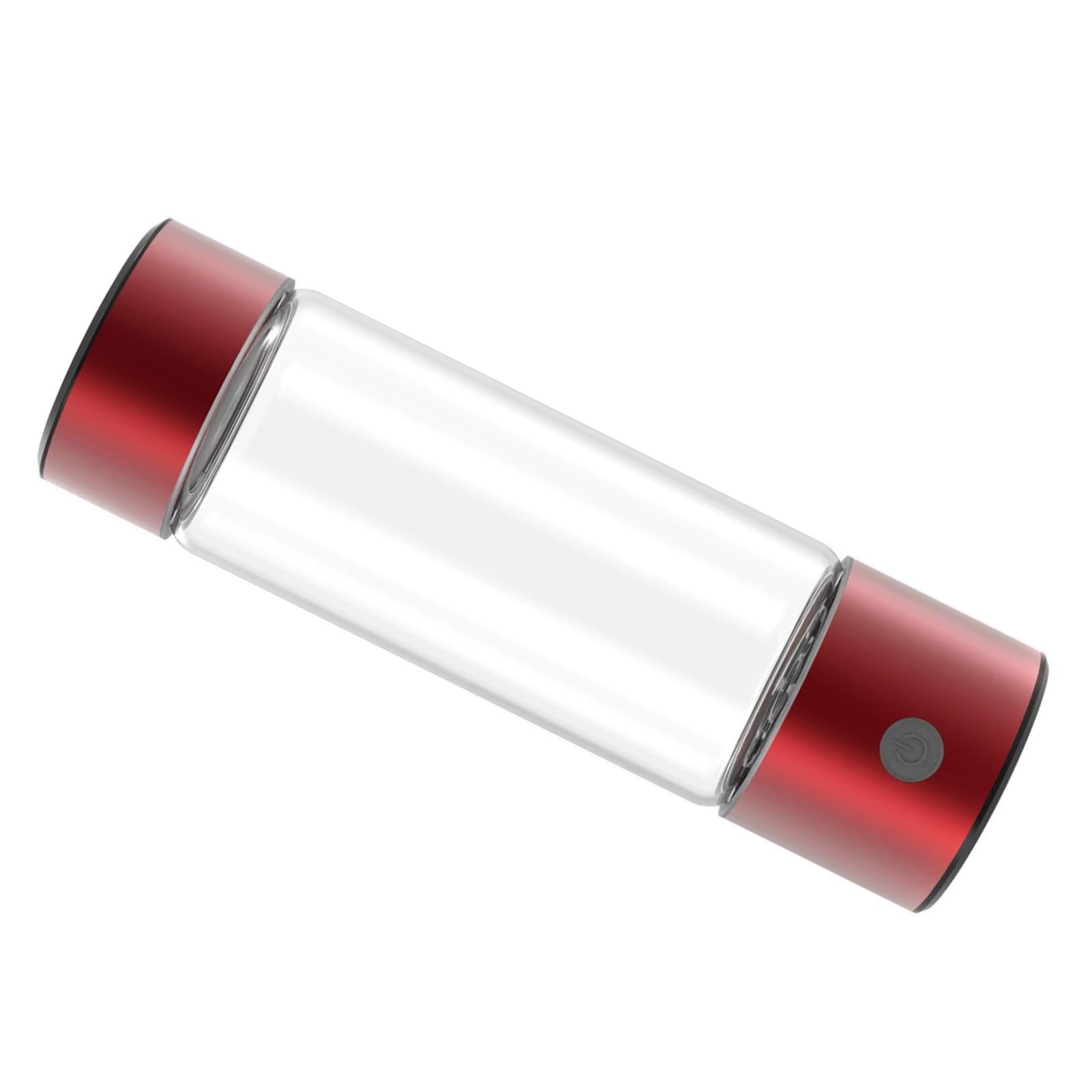 Alomejor Hydrierte Wasserflasche 460 Ml SPE PEM-Technologie für Energie und Flüssigkeitszufuhr Unterwegs (Rot)
