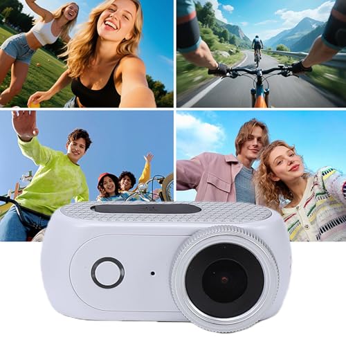 Cámara de acción 4K para vlogs diarios con pantalla táctil abatible y 128GB 6