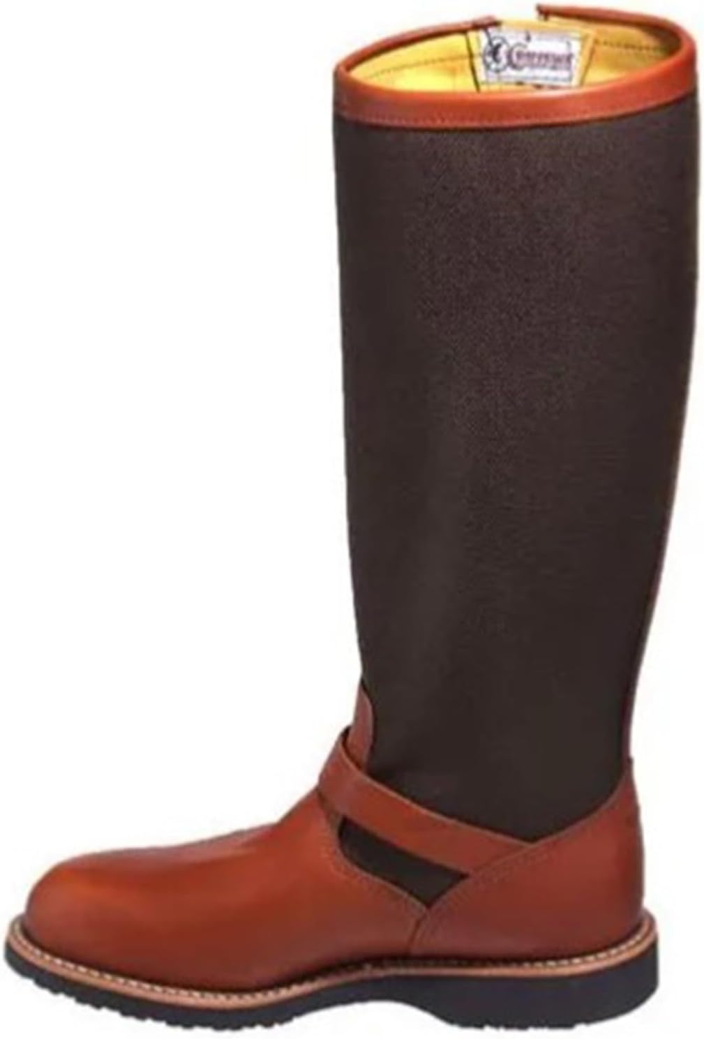 Chippewa Men's Descaro 17" Brown Vipercloth Snake Boot Brown 8 D