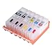 Produktbild 6 Farben (Keine Tinte + Chip enthalten) Universal 270/271 Nachfüllbare Tintenpatrone, gefüllte Tintenpatrone MG7720 5720 6820 TS8020 9020 Patrone mit ARC-Chip für Canon PIXMA MG7720/5020