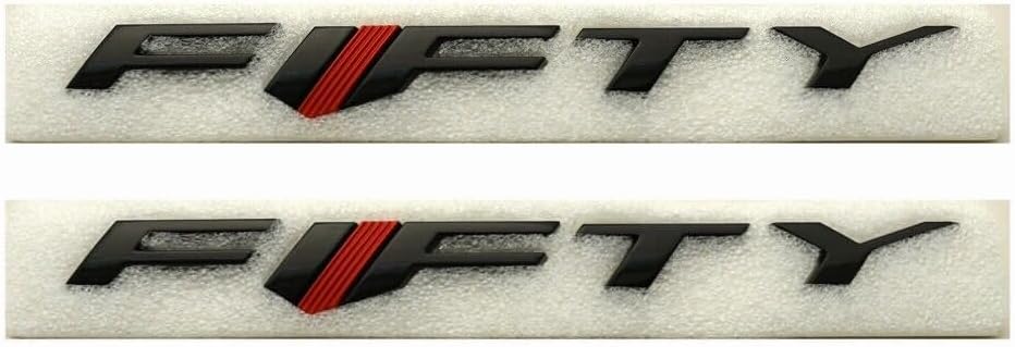 Miniatura 5 de 2 marcadores de guardabarros laterales de Camaro con cincuenta lados, logotipo, emblema deportivo, insignia 3D, repuesto para Camaro (negro rojo)