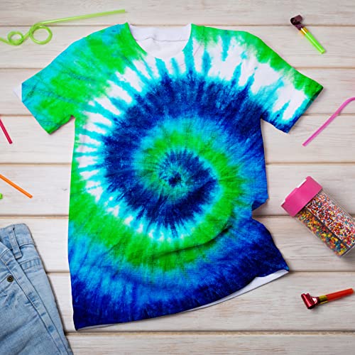 Image of Kids Tie Dye Shirt 6-18 Years Children Hippies Senior Tie-Dye Tee Tshirt for Boys' Girls'
