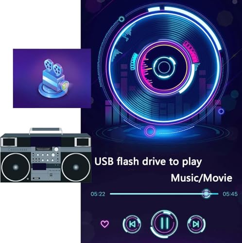 Image of 6 Split Backup Camera Built-in DVR GPS Navigation Car Stereo with Carplay 128GB Large 1080P Image 10.36 Inch Monitor for RV Truck Trailer Rear Side Front View Wired System AGPS6
