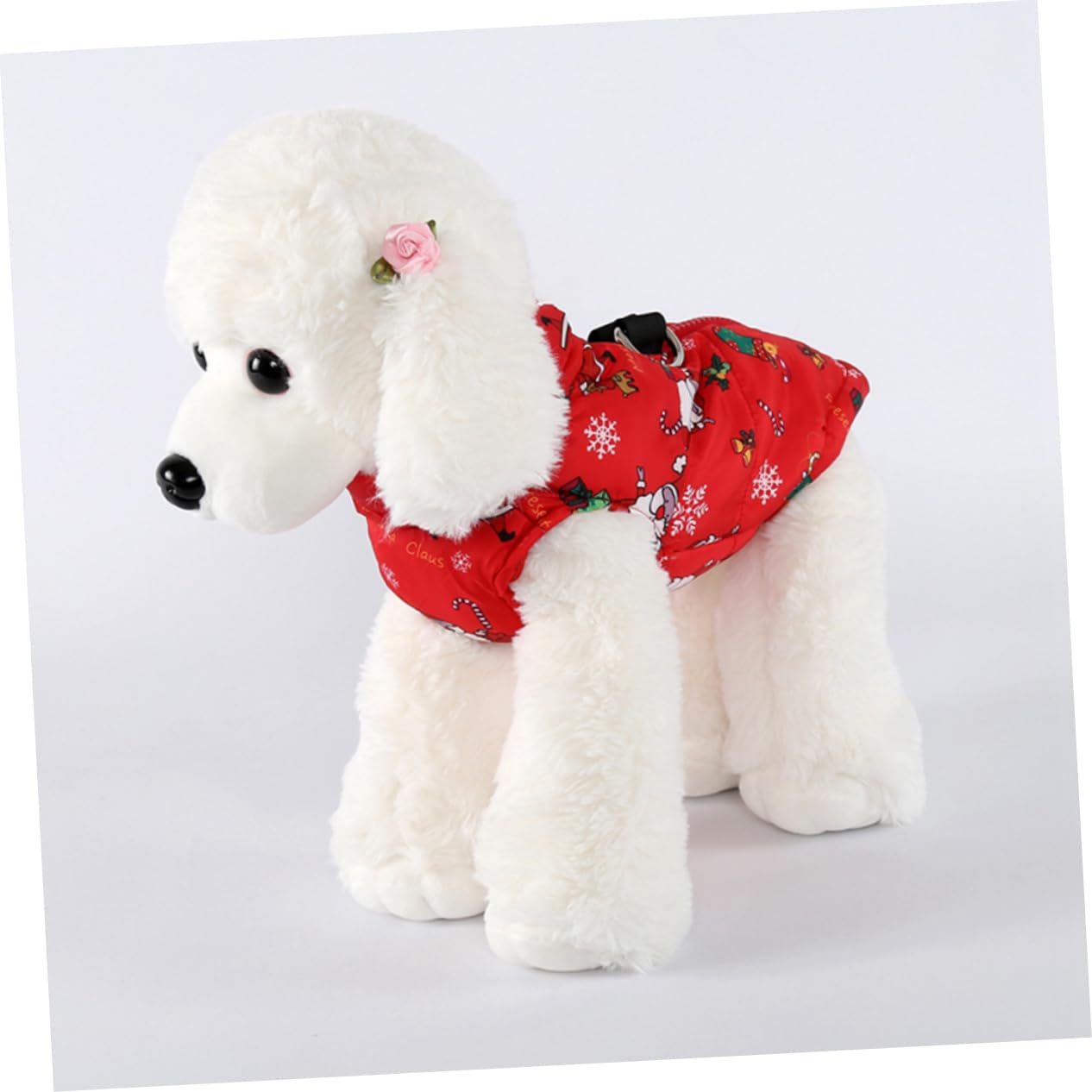 minkissy 3 Piezas Ropa de Traje de Nieve para Mascotas Chaleco Abrigo de Perro Chamarra para Perro con Estampado de Estrellas protección contra la Nieve Chaqueta Abrigo de algodón