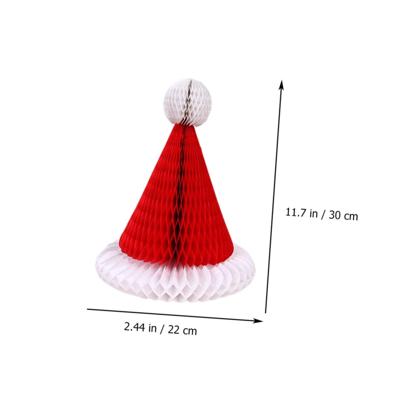 ORFOFE 12piezas Adornos Colgantes Forma De Para Decoración Navideña De Árbol y Sombrero De Navidad y Celebraciones