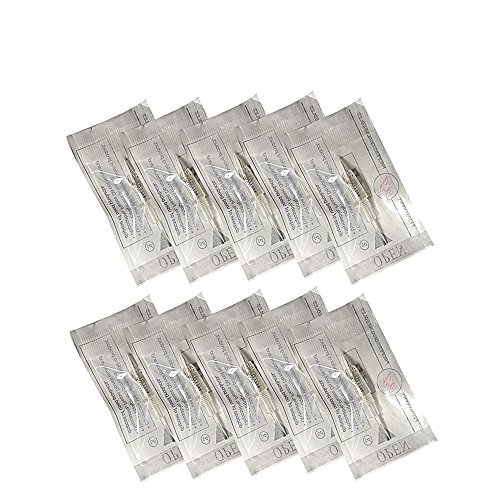 Pinkiou Eyebrow Tattoo Machine Permanent Makeup Pen microblading Pen with Needles (Needles, 5F) Nevada 