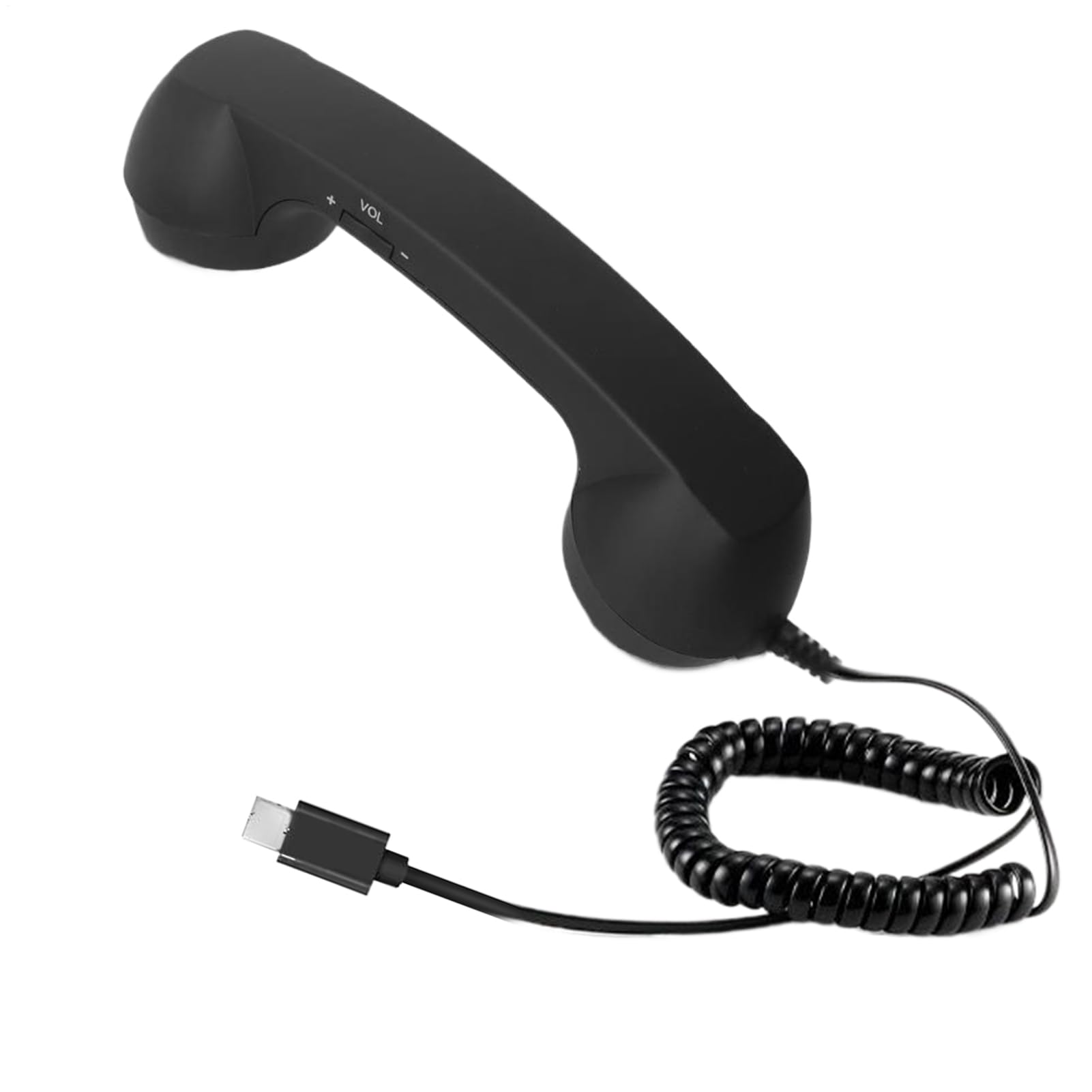 Combiné pour téléphone portable, récepteur avec microphone – Casque de téléphone portable de type C – pour les appels, les vidéoconférences, ordinateur, ordinateur portable, bureau, école, salon