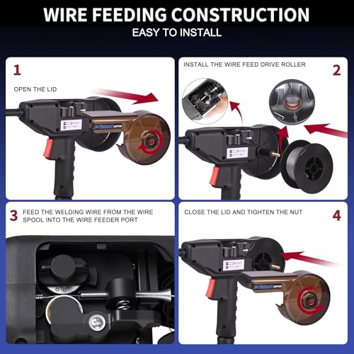Reboot RBM2000 5-in-1 Welder 120V/240V with Spool Gun - 2025 Upgrade Complete Kit for Aluminum Welding, Steel, Metal Finishing, MIG, Flux Core, Lift TIG, Stick Welding Machine