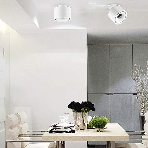 Focos empotrables de techo plegables para iluminar paredes de pasillos 4