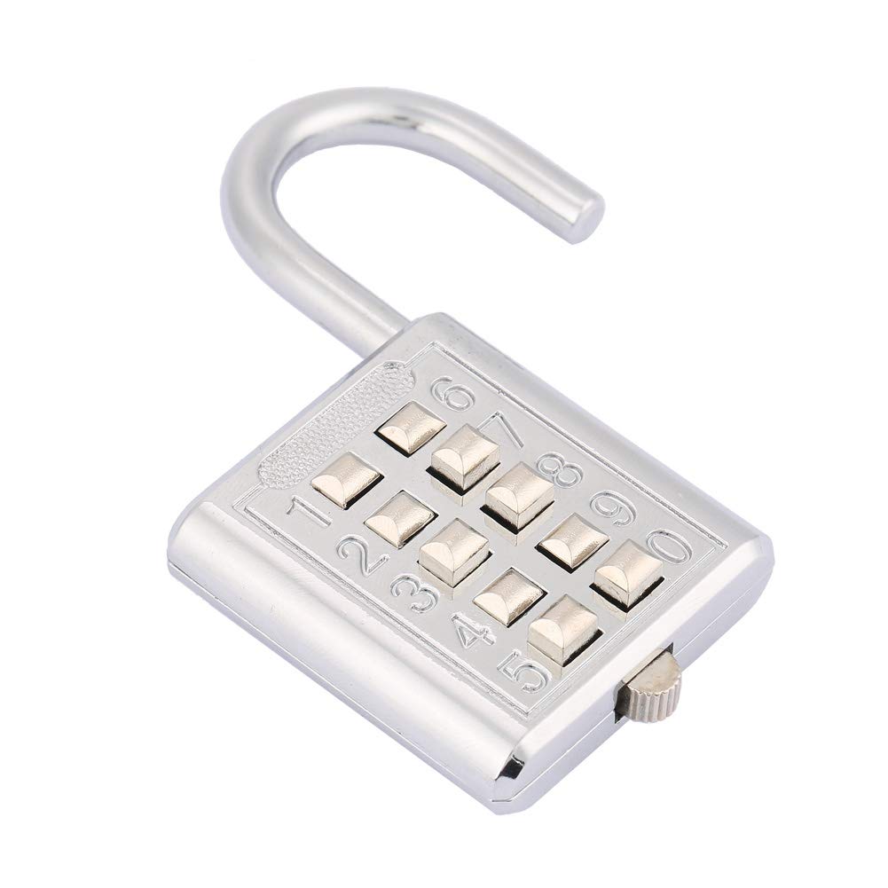 Serratura a combinazione parti di fissaggio altri elementi di fissaggio in lega di zinco in lega di zinco lucchetto a combinazione a 5 cifre per porta scuola palestra recinzione armadio(10 keypads)