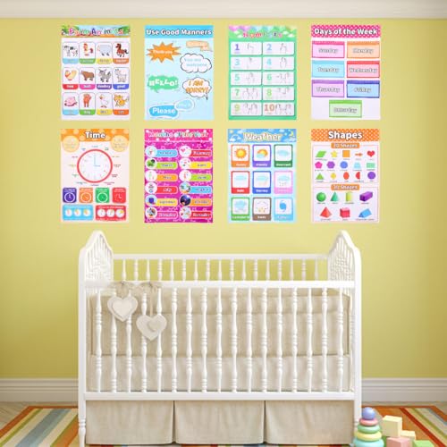 Affiches éducatives en papier synthétique pour apprendre l'anglais - 4