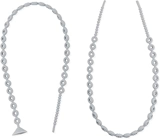 Bumkins Pacifier Clip Feeding Supplies for Baby Girl or Boy, Toy Straps for Sippy Cup, Teether, Platinum Silicone Accessory Tether, Safe for Teething Babies