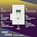 ENERLITES Programmable Digital Timer Switch for Lights, Fans, Motors, 7-Day 18 ON/OFF Timer Settings, Single Pole, Neutral Wire Required, UL Listed, HET01-C, White, 2 Pack
