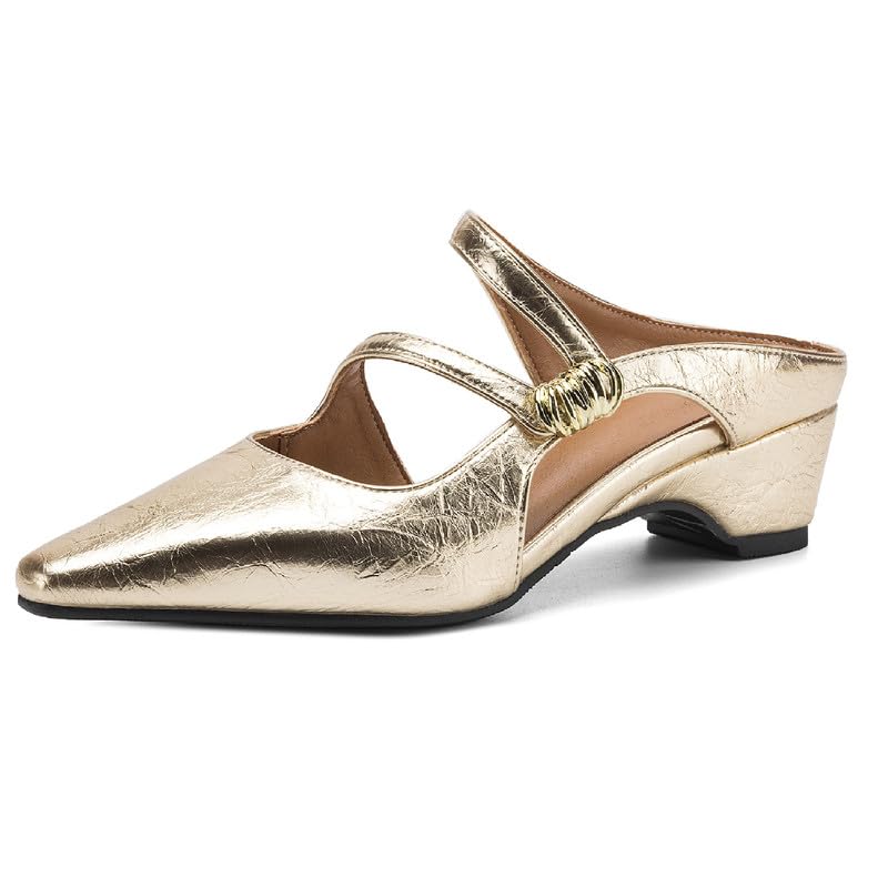 Sandales à talon bloc KAGAA avec bout pointu et sangle chic kaac77-6s pour femme