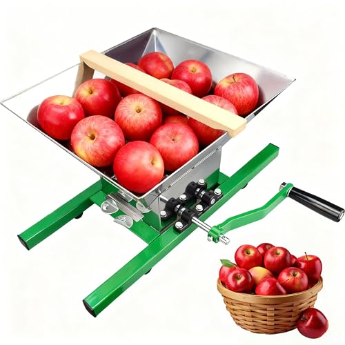 Uso versatile: perfetto per macinare una varietà di frutta come mele, pere, uva e arance, rendendolo ideale per creare succhi naturali e per elaborare raccolti biologici con risultati costanti.