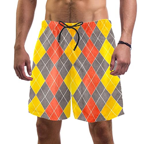 Maillots de bain pour hommes JDEZ short de plage séchage rapide multicolore