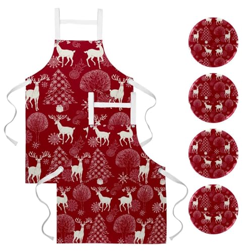 Tablier de cuisine pour pâtisserie et nettoyage de la maison en fête