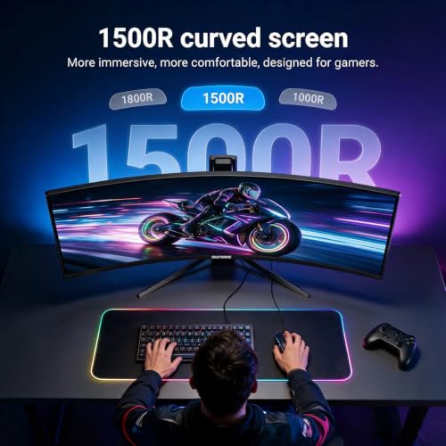 Image of 34 inch Curved Gaming Monitor 240Hz 1500R WQHD 3440X1440P