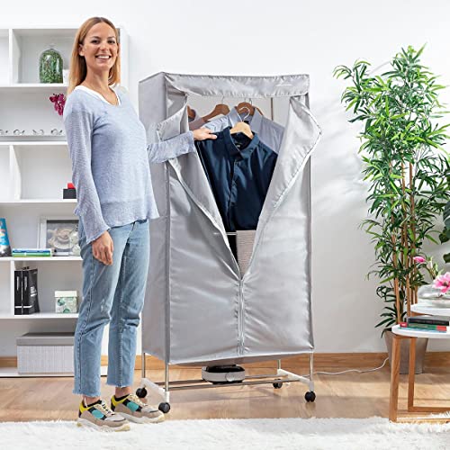 InnovaGoods | Secadora eléctrica portátil de 2 alturas Hayerport | 1000W Clase de eficiencia energética F