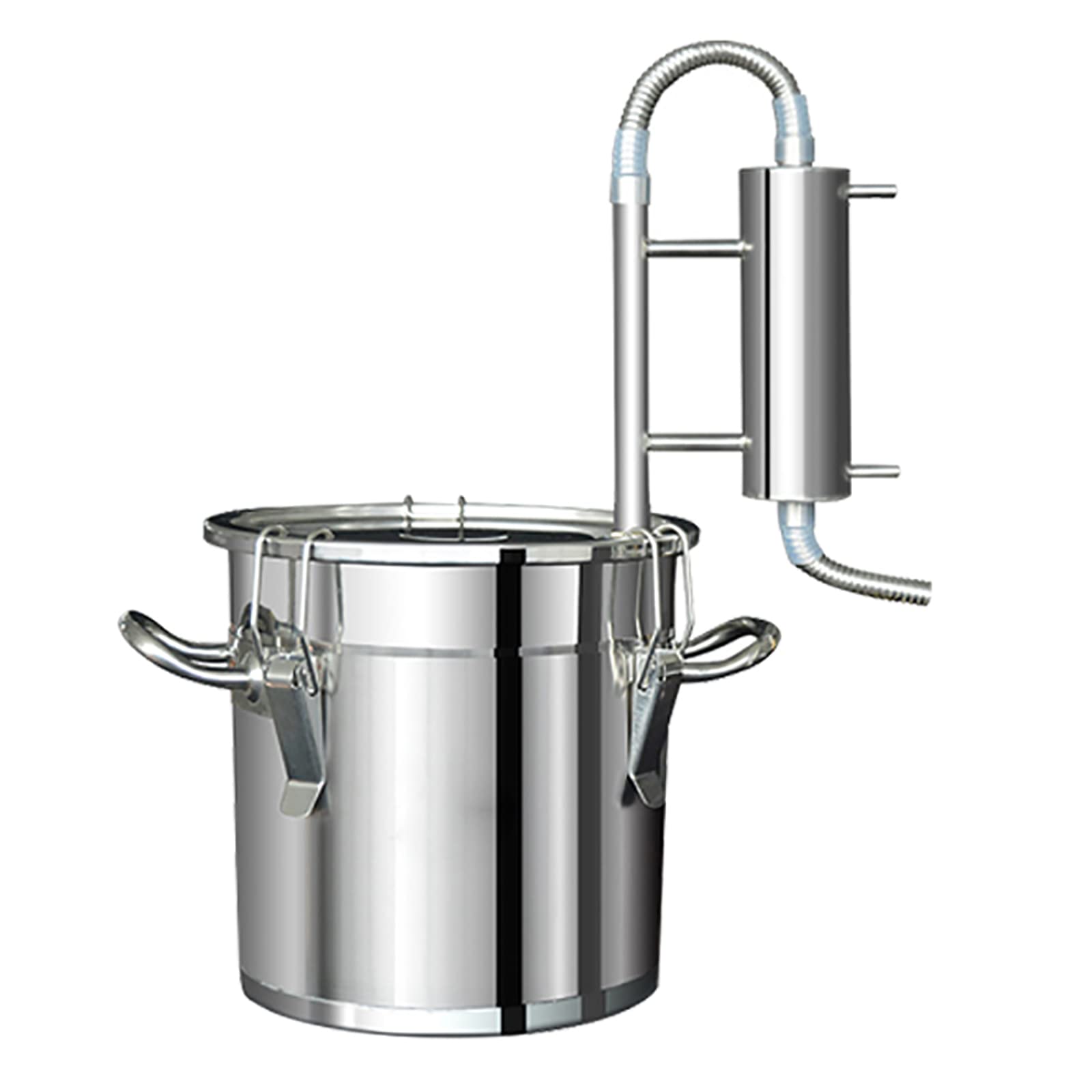 Destilador de Alcohol, Olla de Acero Inoxidable de 12 litros, Agua sin Gas, Kit de destilador de Alcohol, Caldera de licores, alambique de Cobre, destilador de etanol para elaboración casera de cerv