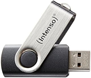 Intenso 3503480 Pamięć USB, 32gb Czarna/Srebrna
