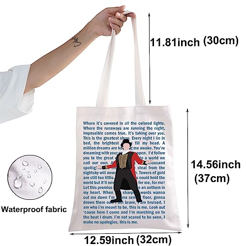 Bolso tote musical The Greatest Showman — Regalo con frase 'Rewrite The Stars' miniatura 2