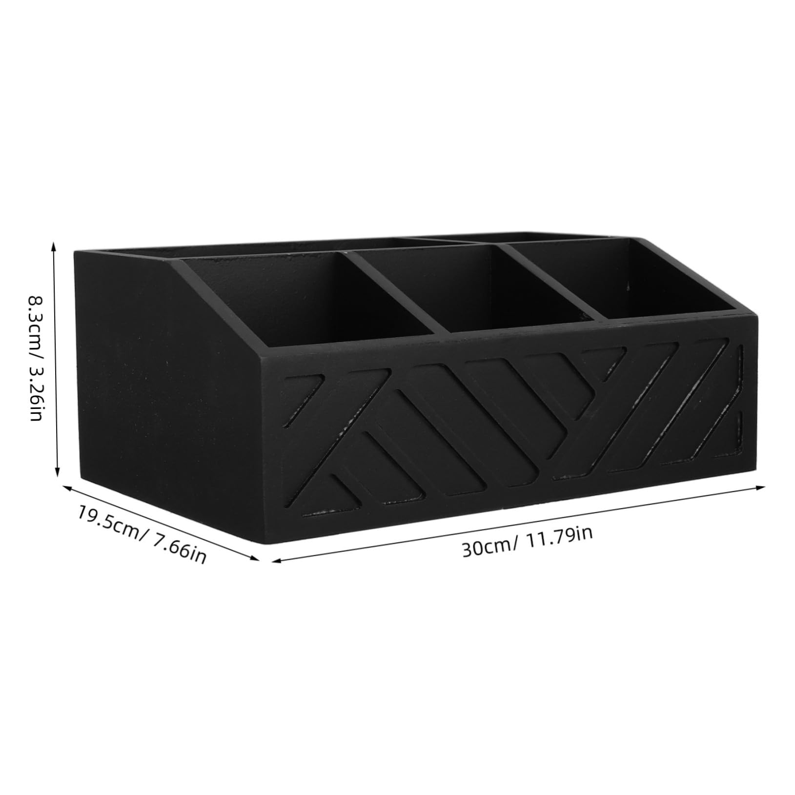 Amosfun Wooden Tea Bag Organizer Box Elegant Storage for Coffee and Tea with Dividers for Home and Office Countertop Design for Clutter Setup