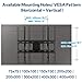 Mounting Dream Full Motion TV Mount for 26-55 Inches TVs, TV Bracket Kit Includes Socket Wrench & HDMI Cables, TV Wall Mount Bracket up to VESA 400x400mm and 60lbs loading, MD2377-KT