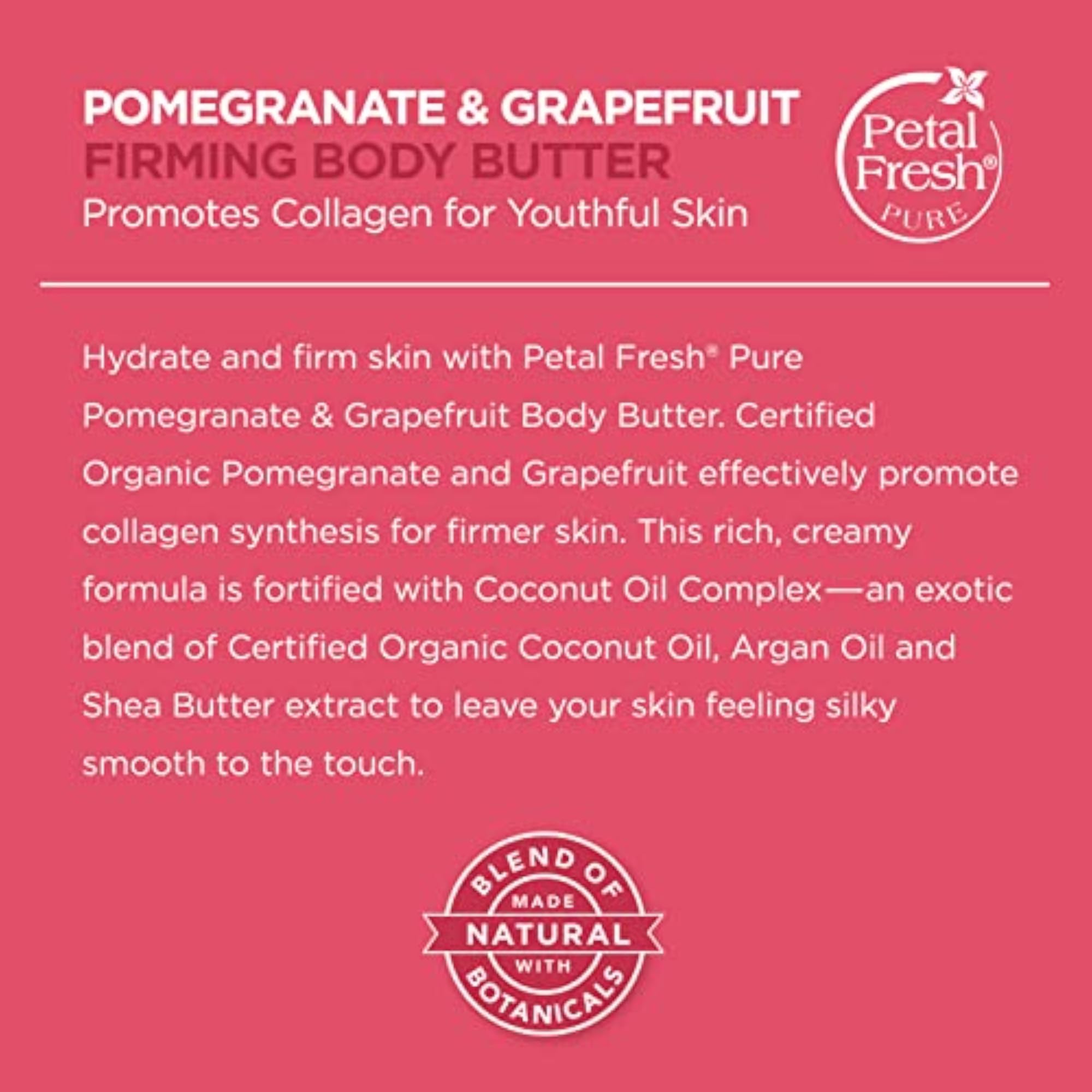 Pure Firming Pomegranate & Grapefruit Body Butter, Organic