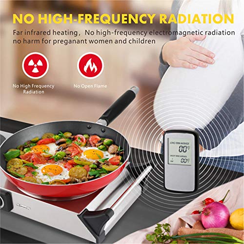 image for Techwood Electric Stove, Double Infrared Ceramic Hot Plate for Cooking